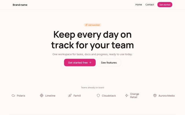 Product launch