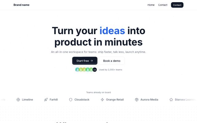 SaaS launch (dark)
