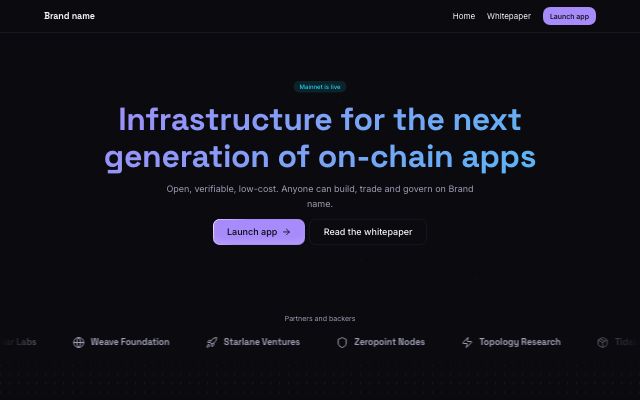 Web3 project (dark)