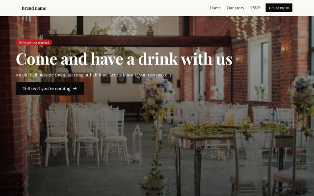 Wedding / private event